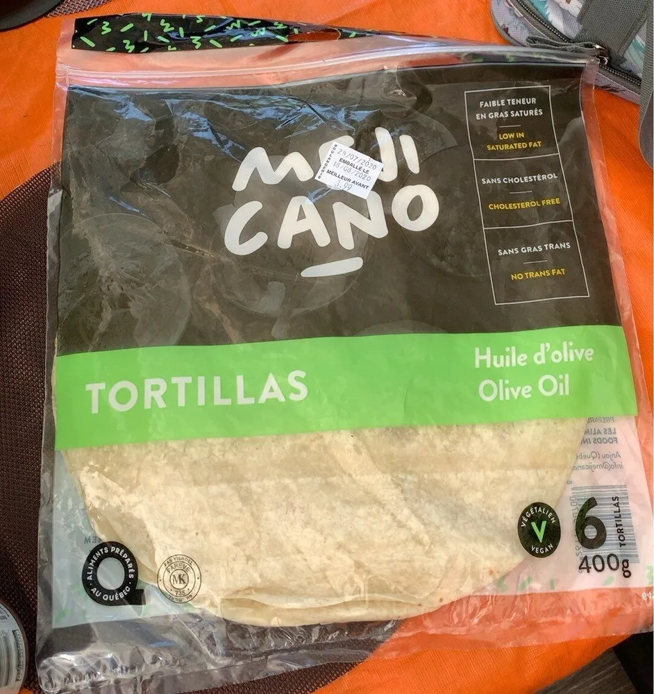Tortillas huile d’olive
