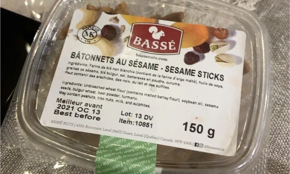 Sesame sticks