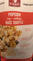 Popcorn mix mélange maïs soufflé