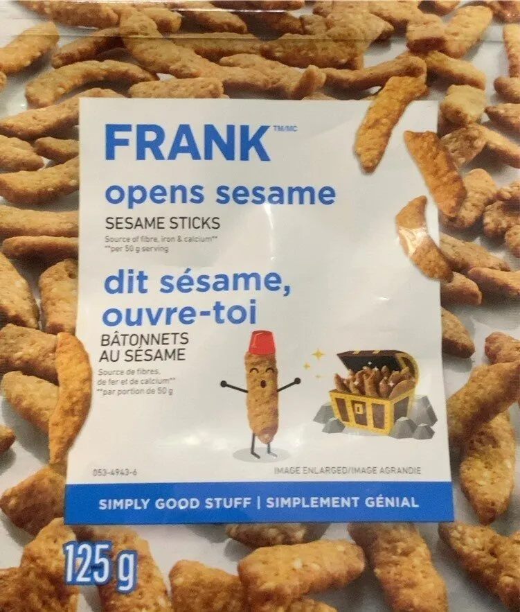 Bâtonnets au sésame