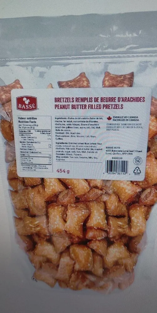 Bretzels beurre arachides
