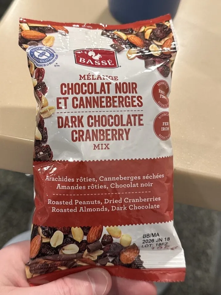 Dark Chocalate and Cranberry Mix