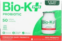 Strawberry fermented dairy probiotic cl1285, lbc80r, clr2 50 billion cultures drink, strawberry