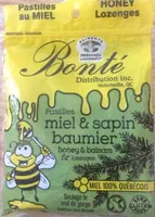 Pastilles miel et sapin baumier