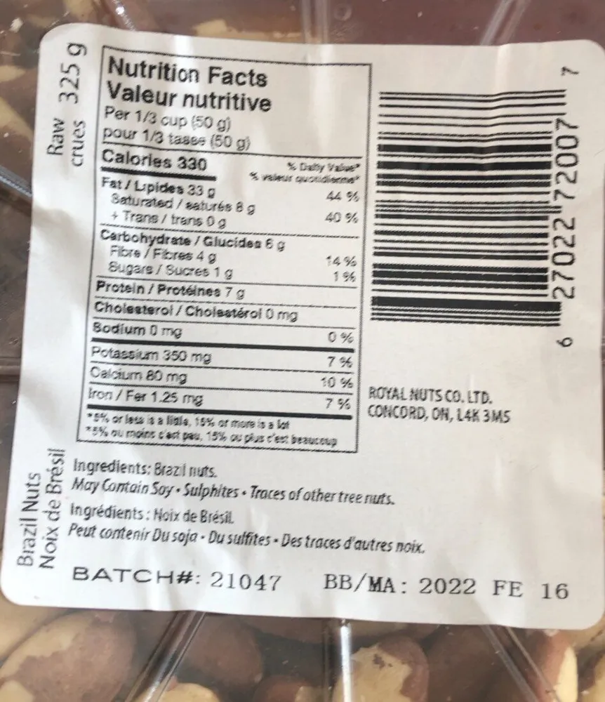 Whole Brazil Nuts