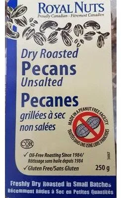 Dry Roasted Pecans Unsalted