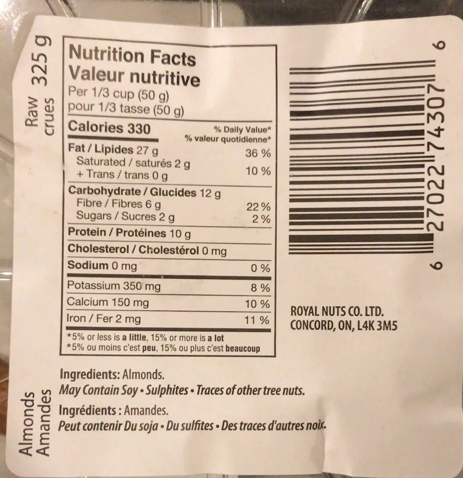 Almonds Raw