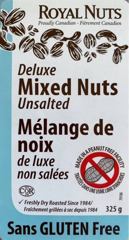 Deluxe Mixed Nuts Unsalted