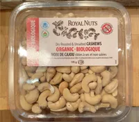 Organic Dry Roasted & Unsalted Cashews
