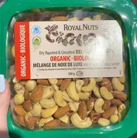 Organic Dry Roasted & Unsalted Deluxe Mixed Nuts