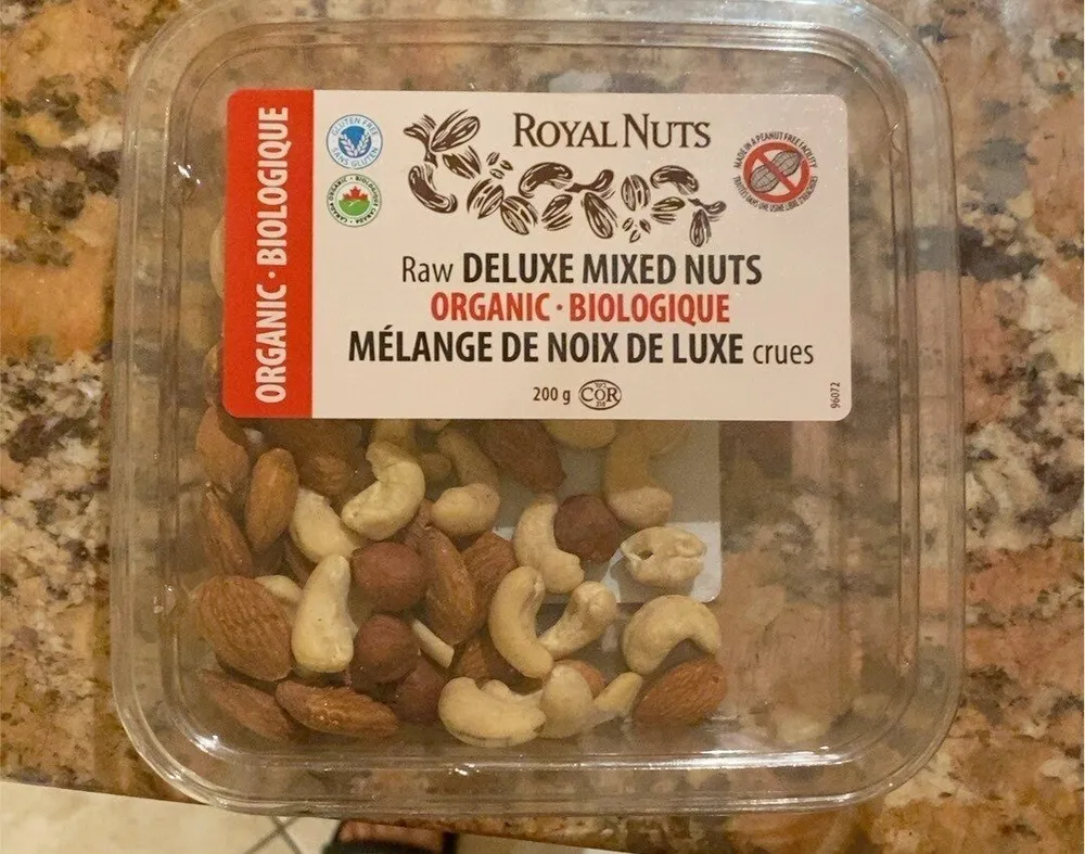 Organic Raw Deluxe Mixed Nuts
