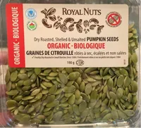Oven roasted Organic Shelled u salted Pumpkin seeds