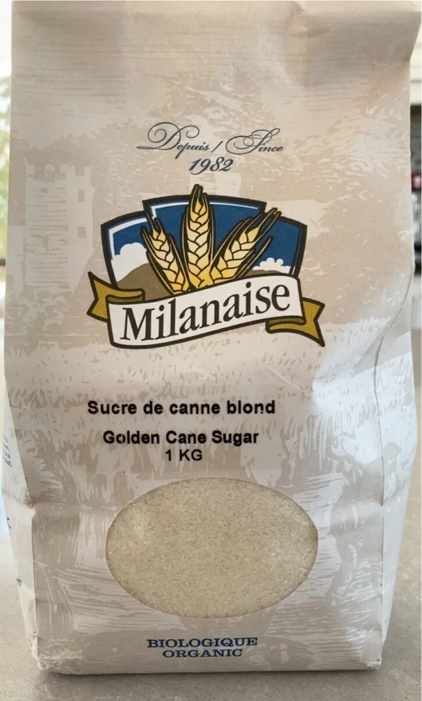 Sucre de canne blond biologique