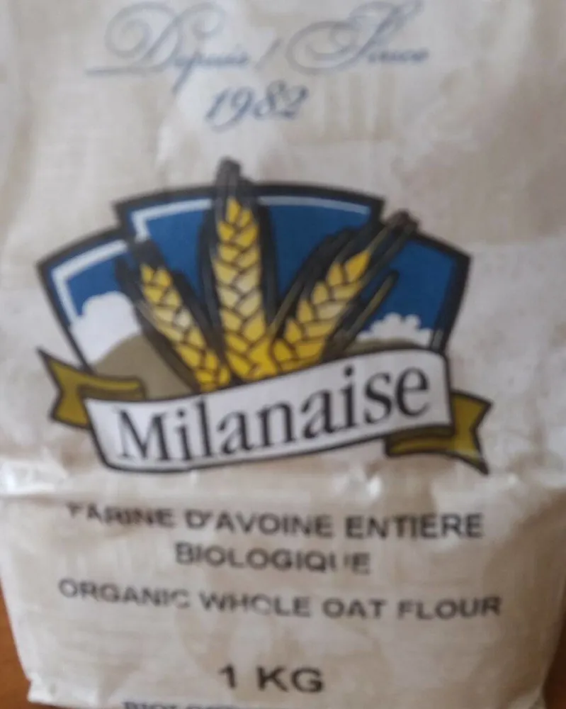 Farine d avoine entiere biologique