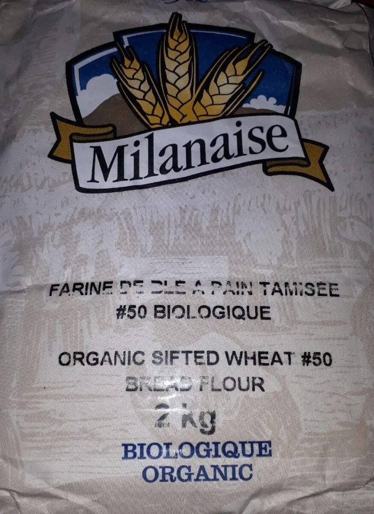 Farine de blé à pain tamisée #50 biologique