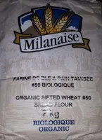 Farine de blé à pain tamisée #50 biologique