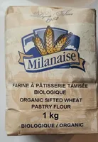 Organic sifted wheat pastry flour