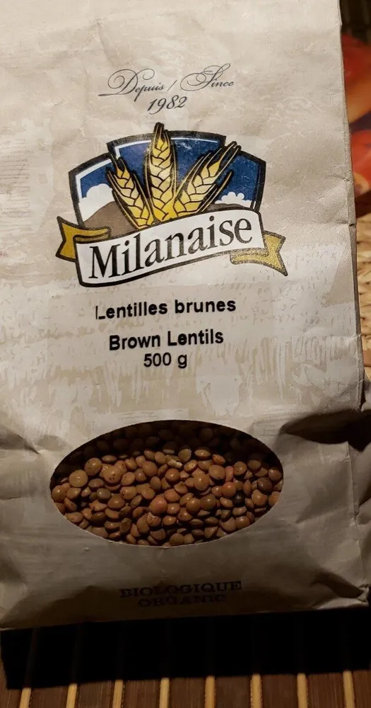 Lentilles brunes