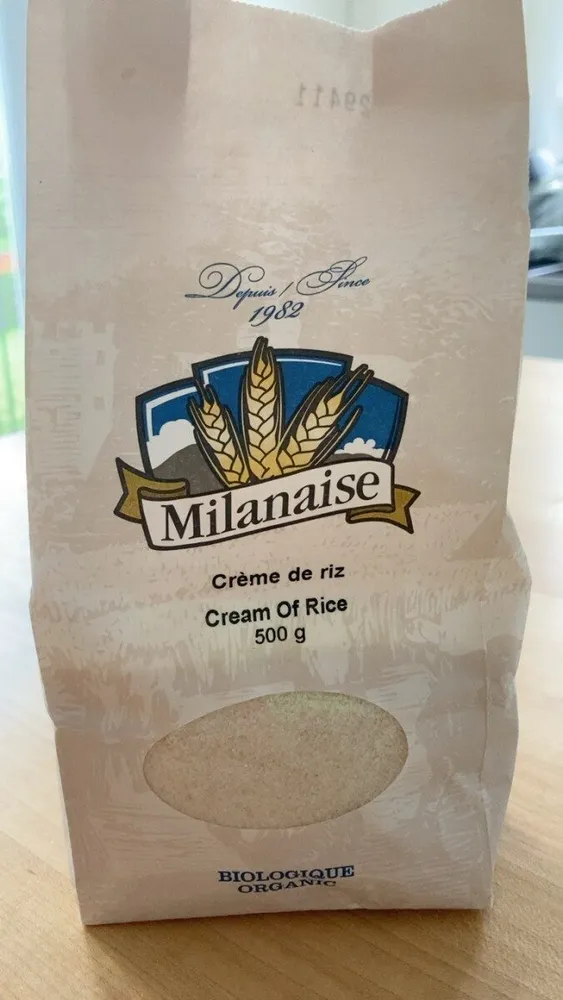 Crème de riz