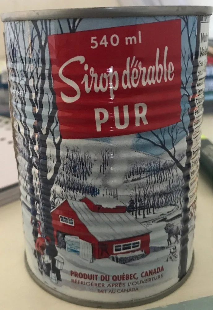 Sirop d'erable PUR