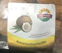 Cocunut shortbread cookies