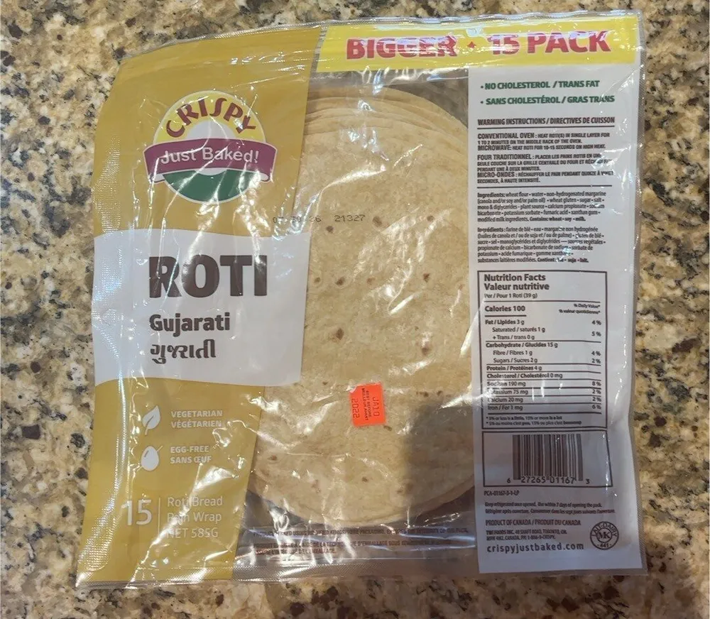 Roti wrap Plain Bread