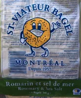Bagel romarin et sel de mer