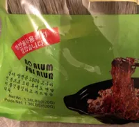 Asian style sweet pototo noodle