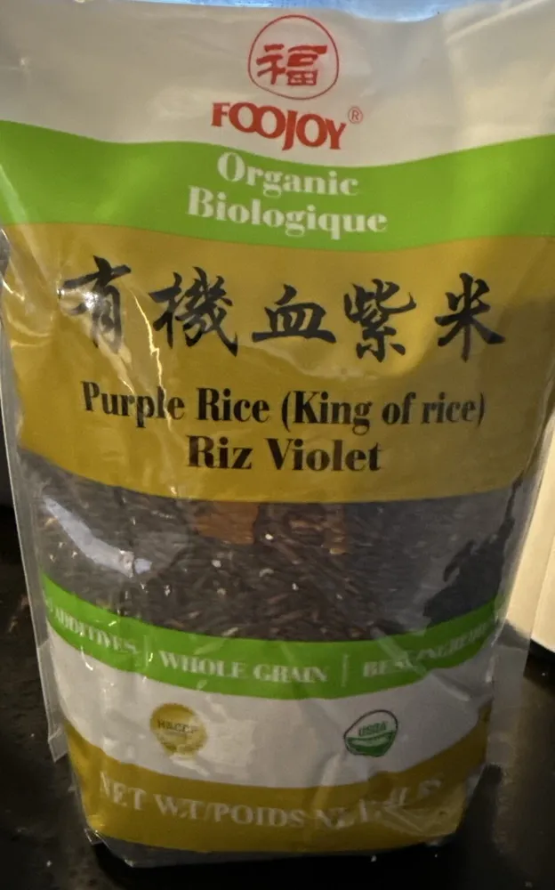 FooJoy Organic Purple Rice