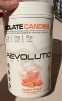 Isolate candies funky peach
