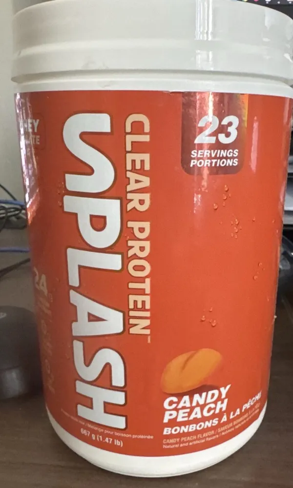 Clear Protein Splash Candy Peach