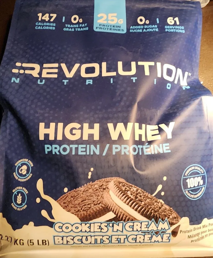 High Whey Protein: Cookies & Cream