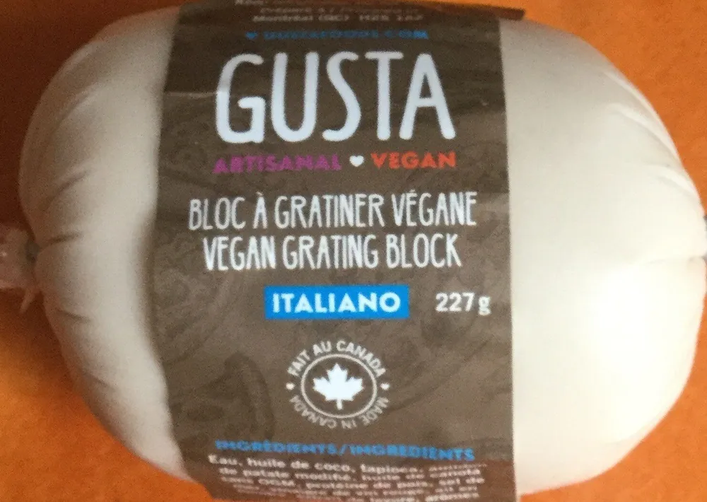 Bloc à gratiner végane