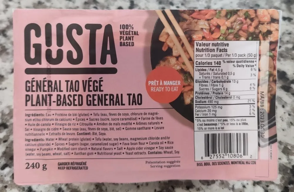 Plant-based general tao
