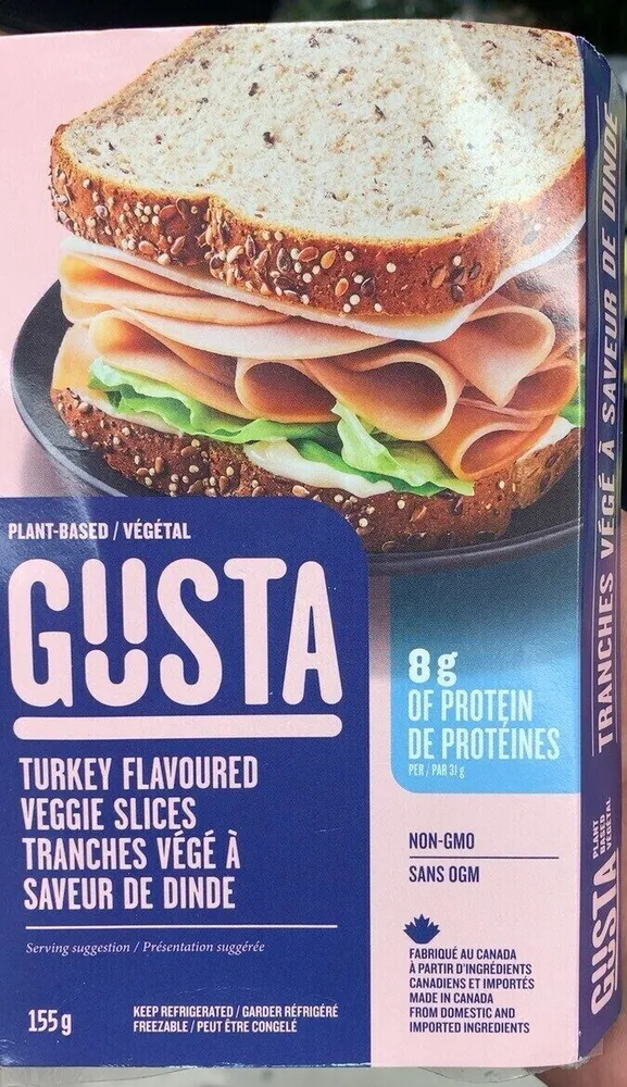Turkey flavoured veggie slices