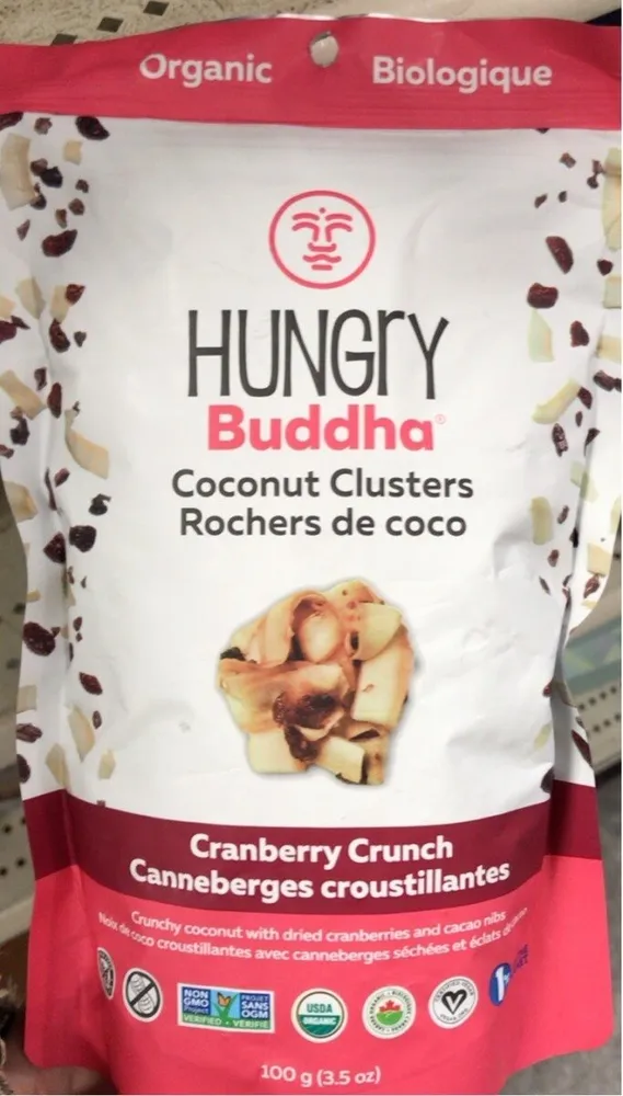 coconut clusters. cranberry crunch