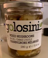 Champignons mélangés dans l’huile