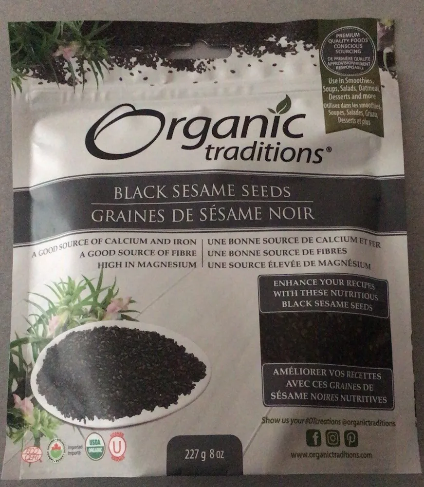 Graines de sésame noir