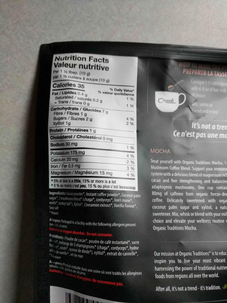 Mocha 5 Mushroom Coffee Blend