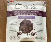 Éclats de cacao au chocolat