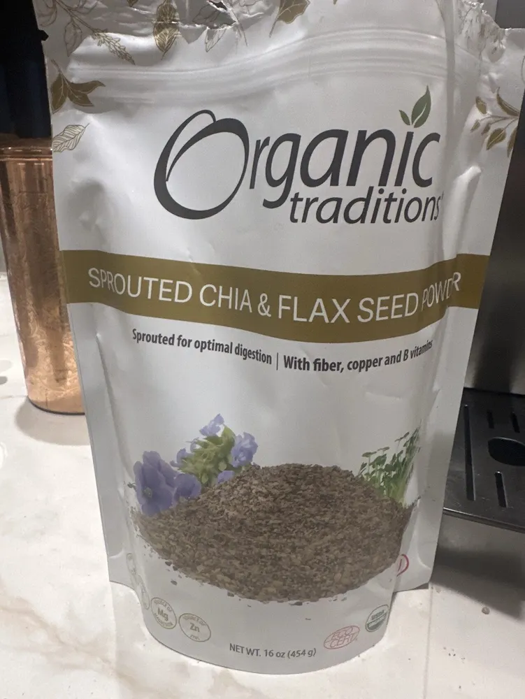 Sprouted chia And Flax Seed Powder