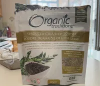 Poudre de graine de chia chanvre