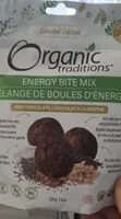 Organic traditions Energy bite mix
