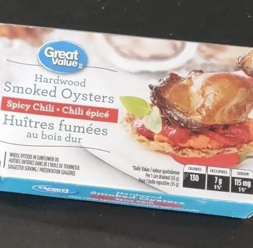 Hardwood smoked Oysters