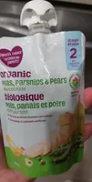 Peas parsnips pears baby food