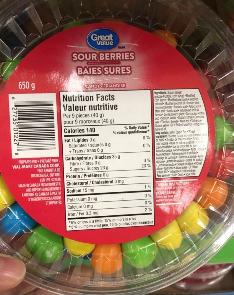 Sour berries