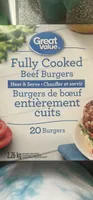 Burgers de boeuf entièrement cuit