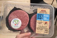 Burgers de boeuf haché maigre