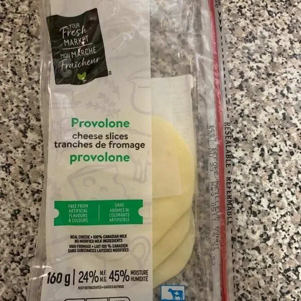 Provolone cheese slices