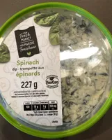 Trempette aux epinards